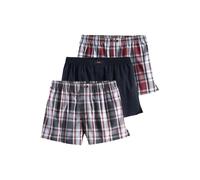 H.I.S Boxers gris / rouge / noir / blanc, Taille L-XL