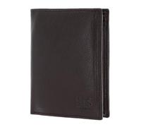H.I.S Cuir Porte-Monnaie Wallet Brown Marron foncé