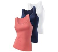 H.I.S Haut bleu marine / melon / blanc, Taille XS