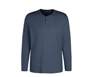 H.I.S T-Shirt bleu marine / kaki, Taille XXL
