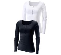 H.I.S T-shirt noir / blanc, Taille XS