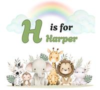 H IS FOR HARPER: Personalized Alphabet Adventure - Custom Initial & Name ABC Learning Book for Preschoolers