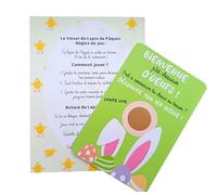 H&J créations Jeu de Chasse au Trésor de Pâques - 5 Cartes à Gratter - Aventure Ludique pour Enfants - Activité Originale - Made in France