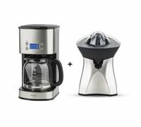 H.koenig agr60 + mg30 presse agrumes et cafetière 1,8l programmable