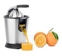 H.Koenig AGR80 Presse-Agrumes Electrique levier professionnel Inox Sans BPA, Jus Orange, Citron, Pamplemousse, Rapide, Automatique,