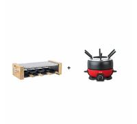 H.koenig alp1800 +wod2 appareil a fondue 2 l et pierre raclette