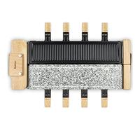 HKoenig WOD360 Appareil à Raclette 8 Personnes Pierre Naturelle 1400W