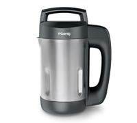 H.Koenig Blender à Soupe Chauffant 1.1L MXC20 Inox Noir, Multifonctions professionnel, Fonction mixage, 2 Programmes de cuisson, 850W