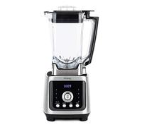 H.Koenig Blender Power+ Puissant 2000W aluminium MXH880 Bol tritan 2L Lames inox, 4Programmes glace pilée smoothie broyer pulse 8Vitesses Polyvalent Smoothie Milkshake Cocktail Soupe, Nettoyage facile