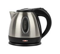 H.Koenig Bouilloire électrique 1,2L Inox BO12 compacte pratique 1630 W, Verre gradué avec Niveau d'Eau Visible, Ebullition Chauffage Rapide, Lavable, Témoin lumineux, Socle 360°