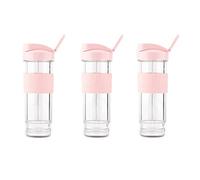 H.KOENIG BTL12 KIT BOUTEILLE POUR MINI-BLENDER SMOO12, Rose Pastel