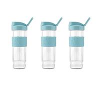 H.KOENIG BTL16 KIT BOUTEILLE POUR MINI-BLENDER SMOO16, Bleu Pastel