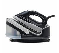 H.Koenig Centrale Vapeur Haute Pression 3,5 bars V6 puissante et continue 90 g/min, vapeur verticale, Semelle céramique UltraGliss, Rapide, Efficace, Compact, Puissante 2400W, réservoir 1,7L