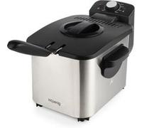 H. Koenig Friteuse électrique DFX500 3 L acier inoxydable panier amovible Température réglable