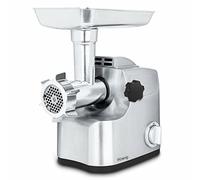 H.Koenig Hachoir à Viande Electrique Professionnel WMG800 Puissant, Jusqu'à 2kg/min, Lame Acier Inox, 3 tailles de grille de hachage, Accessoires Saucisses et Kebbes, 2 vitesses, 1800W