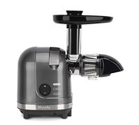 H.Koenig HSX16 Extracteur de Jus de Fruits et Légumes Horizontal compact 1.1L Centrifugeuse Vitamin+ Puissant 150W, Technologie pression douce Vitesse Lente, Design élégant Moderne, Nettoyage facile