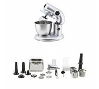 H.Koenig KM80s Robot Pétrin Multifonctions Gris et AC8 Accessoires pour KM80s