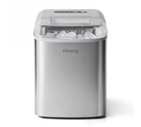 H. Koenig Machine à glaçons KB14 – 12 kg/24h, 9 glaçons/6 min, réservoir 2,1 L, inox