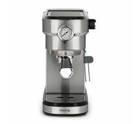 H.Koenig Machine Expresso Automatique Professionnelle Pression 20 Bar EXP820, Inox, Portable, Système thermoblock, 1.1L, Pompe baromètre intégré, Chauffe-tasses, Buse Vapeur, Cafés et Boissons lactées