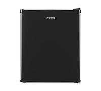 H.Koenig Mini Bar Compact 23L MFX230, Mini Frigo de Chambre ultra compact, Aliments, Boissons, Température réglable 5°-15°C, 23 dB, Porte réversible, Couleur noir