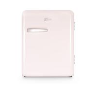 H.Koenig Mini Bar Vintage 31L TOAD6, Mini Frigo de Chambre Compact, Aliments, Boissons, Cosmétiques, Design vintage, Température réglable 6°-15°C, 24 dB, Couleur Rose