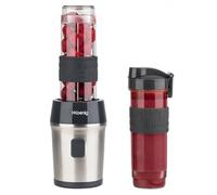 H.Koenig Mini Blender SMOO9 - Mixeur à Smoothie, 570mL, 300W, 4 Lames Inox, Sans BPA, 2 Bouteilles portables avec couvercles de voyage