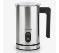 H.Koenig MLK8 Mousseur et réchauffeur de lait Handheld electric milk frother Noir et Acier inoxydable