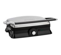 H.Koenig Plancha Électrique GR20, Inox, Grande Surface, Hauteur et Température Réglables, Multifonction