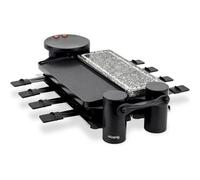 Raclette 4 en 1 - HKOENIG - RP360 - 8 personnes - Revêtement anti adhésif - Rotation 360°