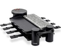 H.KOENIG RP360 - Raclette 8 personnes 3 en 1, gril, poêle à frire avec pierre naturelle, 1200 W.