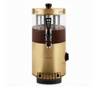 H. Koenig Distributeur de chocolat chaud SHK804 1200W cuve amovible 3L thermostat réglable Doré