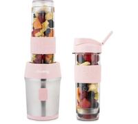 H.Koenig SMOO12 - Bol mixeur blender - 0.57 litre - 300 Watt - rose pastel
