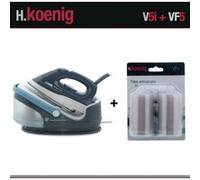 H. Koenig - Centrale vapeur V5i - 2400W - VF5 filtres anti-calcaire pour V5i