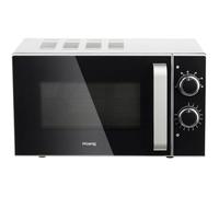 H.Koenig VIO4 micro-ondes compact 20L 700W 5 niveaux de puissance décongélation express minuterie 30 min gris inox