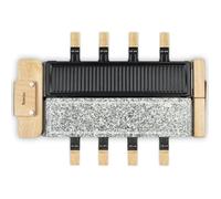 HKoenig WOD360 Appareil à Raclette 8 Personnes Pierre Naturelle 1400W