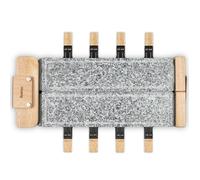 H.Koenig WOD362 - Raclette, pierre à cuire 8 personnes design bois