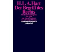 H. L. A. Hart C Der Begriff des Rechts: Mit dem Postskriptum von 1994 u. (Poche)