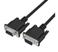 H.May 1M câble série RS232, câble de connexion de port com à 9 broches, câble de données croisé à connexion directe db9 M/F (Full cross male to female)