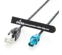 H-MTD to RJ45 Automotive Ethernet Cable 1m, 1000Mbps High Speed Shielded Patch Cord for Vehicle Diagnostics, ADAS, Camera Link, Infotainment System