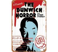 H.P. Lovecraft's The Dunwich Horror and Other Stories Plaque en métal de style rétro Décoration murale pour maison, café, bar, pub 20,3 x 30,5 cm