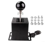 H Pattern Gear Shifter pour PC SIM Racing avec interface USB compatible avec Logitech G29 G27 T300 T500 (7 vitesses + R-HB039)