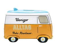 H:)PPY life 46433 Tirelire Motif Bus Dolomite Multicolore Hauteur 10 cm