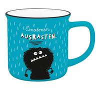 H:PPY life 74523 Tasse avec motif de décrochage | Tasse préférée en porcelaine, avec inscription en allemand | 55 cl, avec bande cadeau | Cadeau pour ami, petite amie