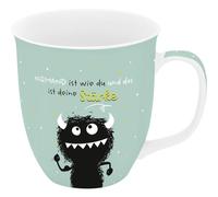 H:PPY life Tasse Grand Monstre Stark | Tasse à café, porcelaine, 40 cl, tasse avec dicton, cadeau amusant | 74736