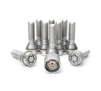 Jeu de antivol de roue H&R M14x1.50x26mm conique - 4 boulons antivol de roues avec adaptateur