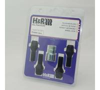 H&r Écrous pour Jantes Verrouillage de Lot M14x1, 5x28mm Cone Angle B1452801KEY4