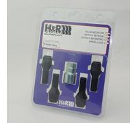 H&r Écrous pour Jantes Verrouillage de Lot M14x1, 5x28mm Cone Angle B1452801KEY4