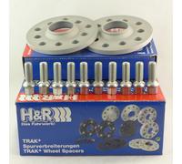 H&R Élargissement 20mm Argent pour A2 A3 Tt Leon Skoda Fox Golf Bora Passat