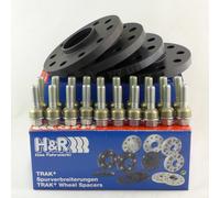 H&R Élargissement De Voie 20/24Mm Noir Pour Porsche Macan Type 95B
