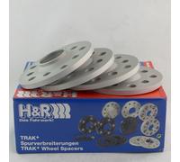 H&R Élargissement des Voies 10/30mm Argent pour Porsche Cayenne Typ